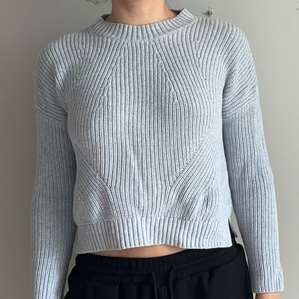 Light Blue Knit Sweater